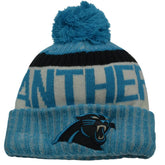 Carolina Panthers NFL Football Team Sport Knit Beanie Pom Pom Winter Hat